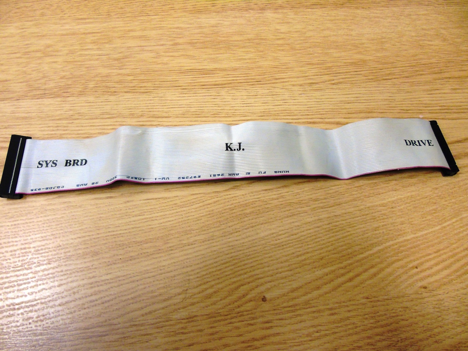 Hung Fu Single  Device CD OD Drive IDE Cable Flat Ribbon 15" Long - E97252 VW-1