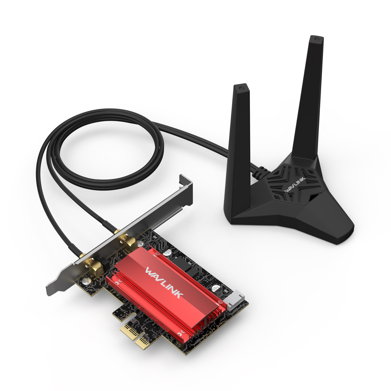 WiFi 7 PCIe Network Card for Desktop PC BE8800 Tri-Band BE200 WiFi Card BT5.4