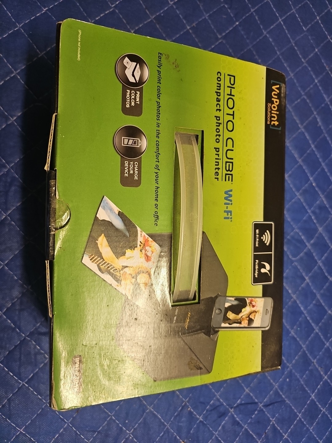 VuPoint IPWF-P30-VP Wireless Color Photo Cube Printer IN BOX 