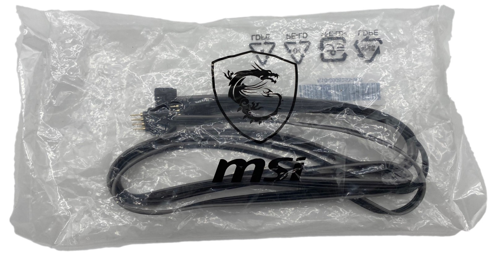 MSI RGB LED Lighting Y-Split Extension Cable Cord K10-3008253-V03 4-Pin 12V 80cm