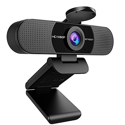  Webcam with Microphone, C960 Web Camera, 2 Mics Streaming Webcam, 90°FOV 1080P