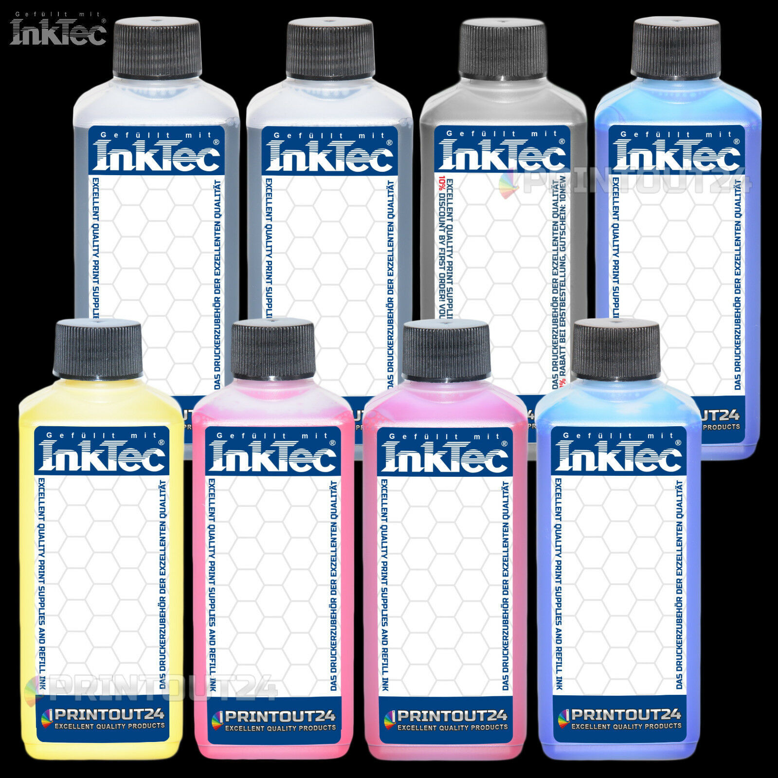 0.8L InkTec Pigment Refill Ink For Epson Stylus Photo R1900 R2000