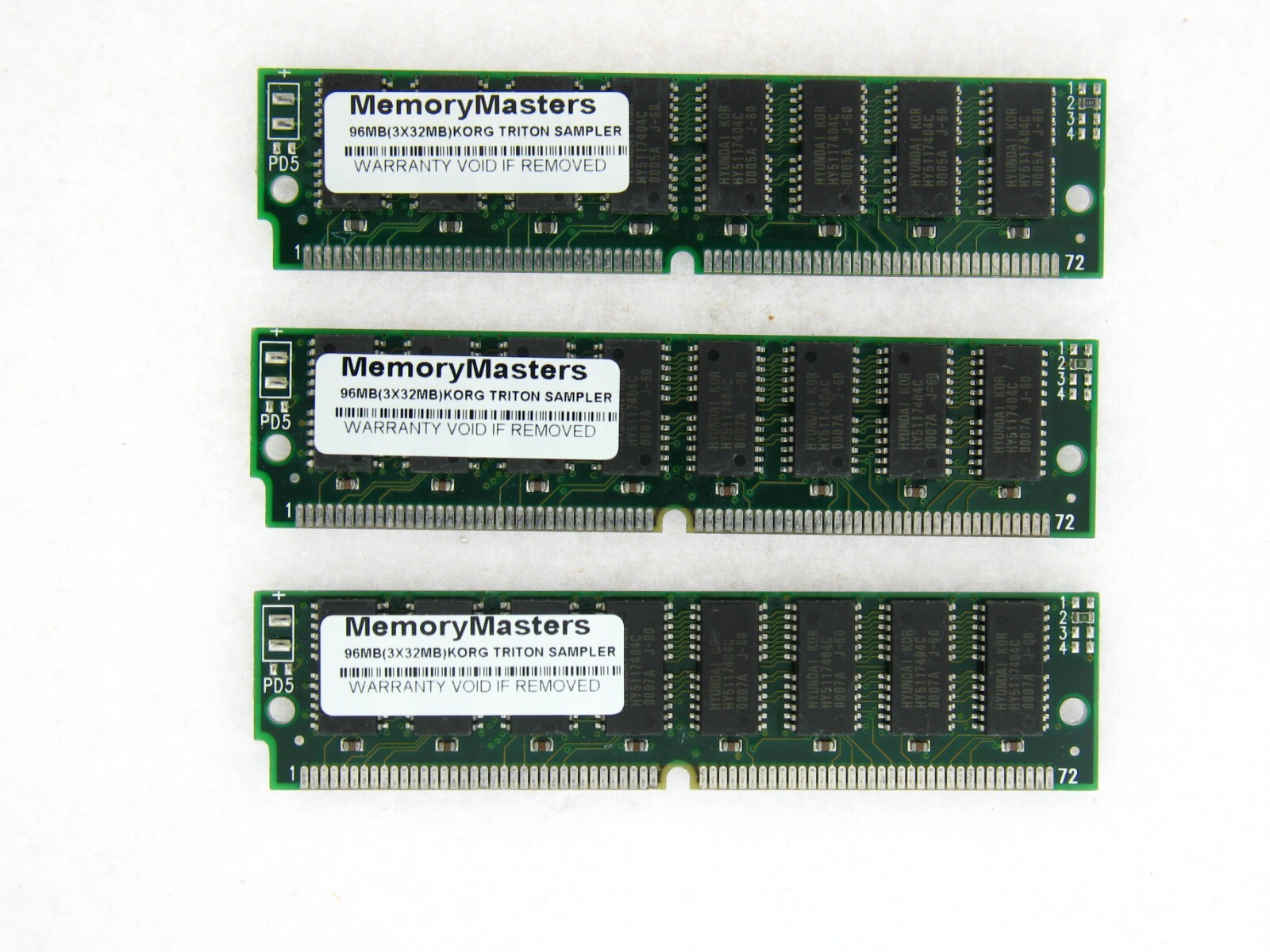 96MB 3x 32MB Memory Ram Kit Korg TRITON Extreme Le PRO PROX Rack SAMPLER