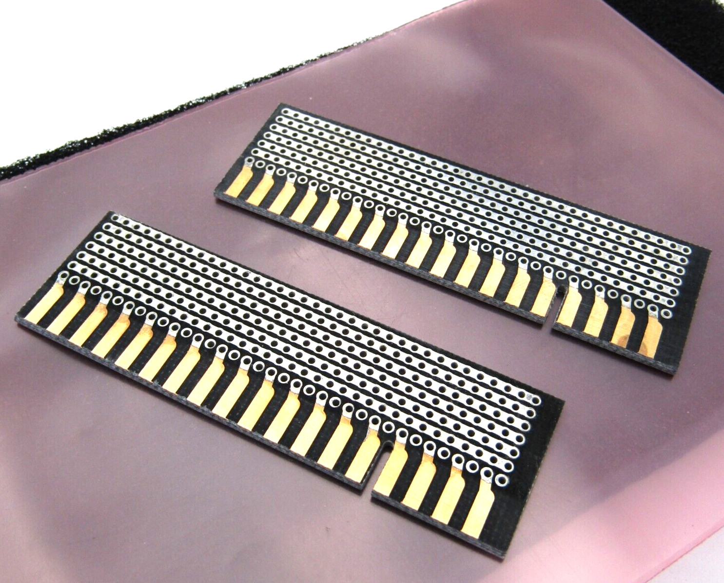 ( 2 PCS ) Vintage Edge Card Protoboard 18 Pin