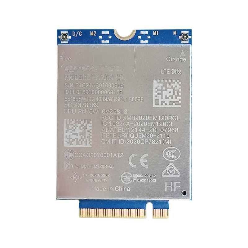 EM120R-GL 4G Module for Lenovo ThinkPad P14s T14 T15 P15s T14s L14 L15 X13 Gen 2