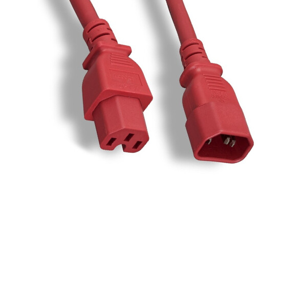 8Ft RED Power Cord for HP Procurve 3500 Series Network Switch Jumper Cord