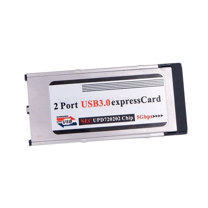 2 Port USB 3.0 Express Card 34mm Slot Express Card PCMCIA Converter Adapter 