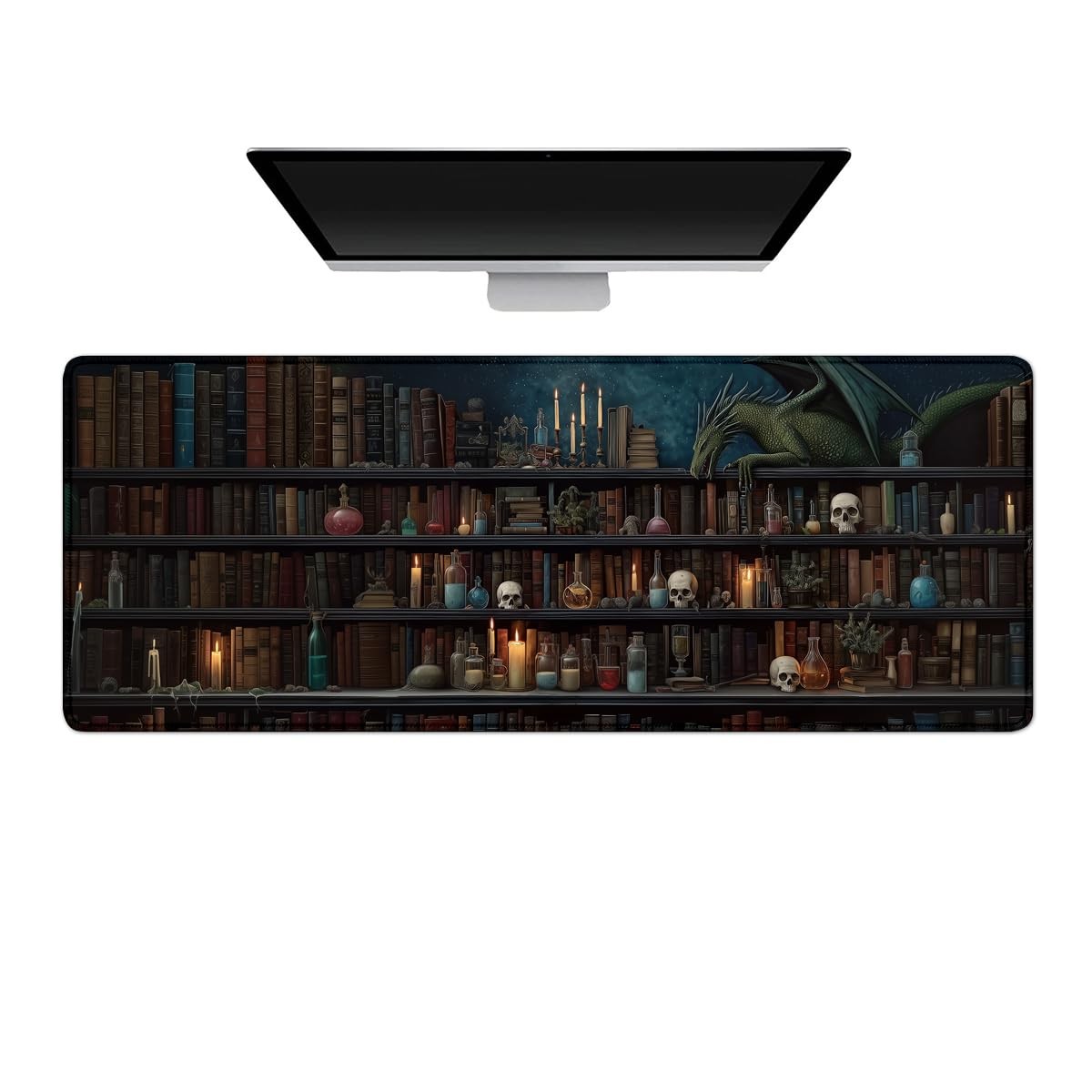 Miyaso XXL Gothic Skeleton Desk Mat