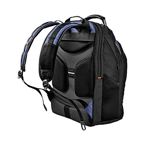 Wenger 600638 SwissGear Blue Ibex 17" Computer Backpack, 15"L x 10"W x 19"H