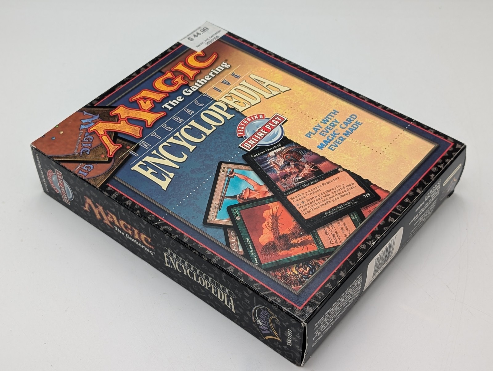 Magic The Gathering Interactive Encyclopedia (PC CD-ROM, 1999) Big Box Only 