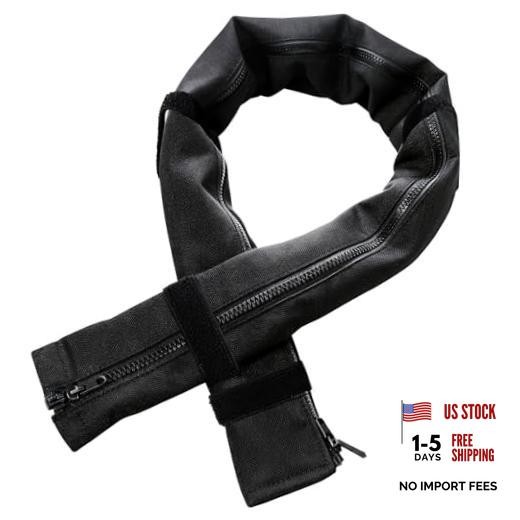 48-Inch Zippered Outboard Motor Cable Sleeve with 4 Pcs Touch Fastener | Heavy