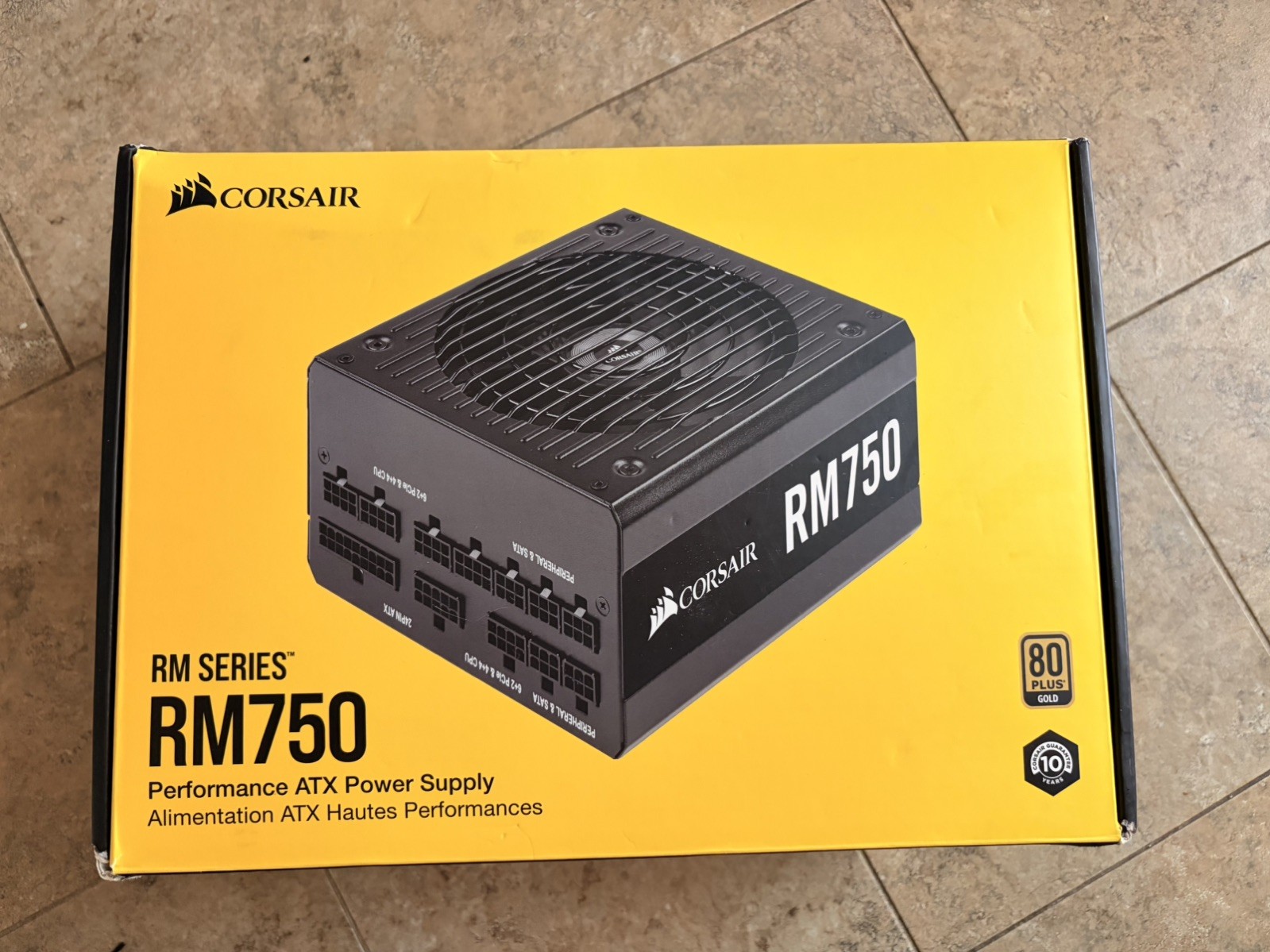Corsair CP-9020195-NA RM750 750W 80 PLUS Fully Modular Power Supply INCOMPLETE