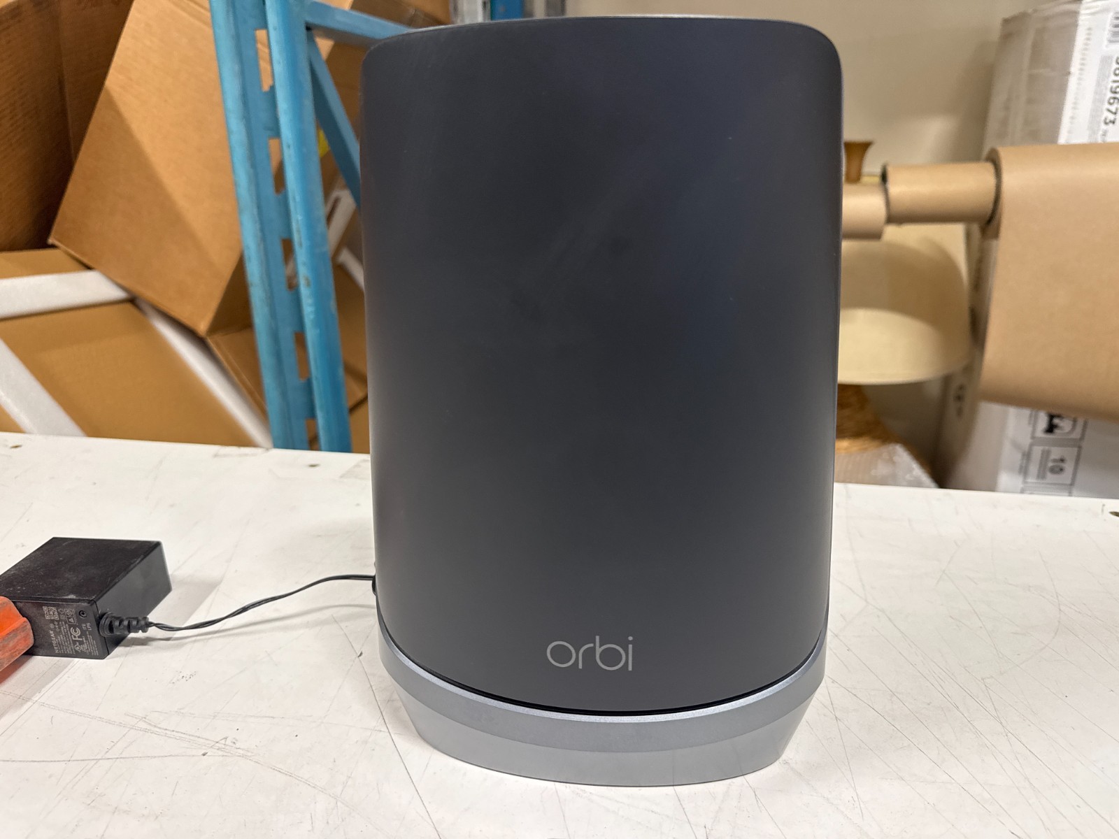 Netgear Orbi RBSE960 Black Satellite Extender WiFi 6E Mesh Network with Adapter