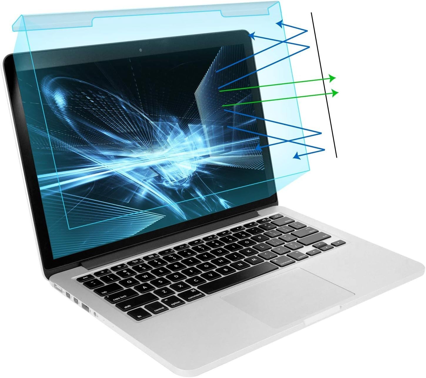 Blue Light Blocking Screen Protector for 13-13.5 inch Laptops, Anti-UV Eye Filte