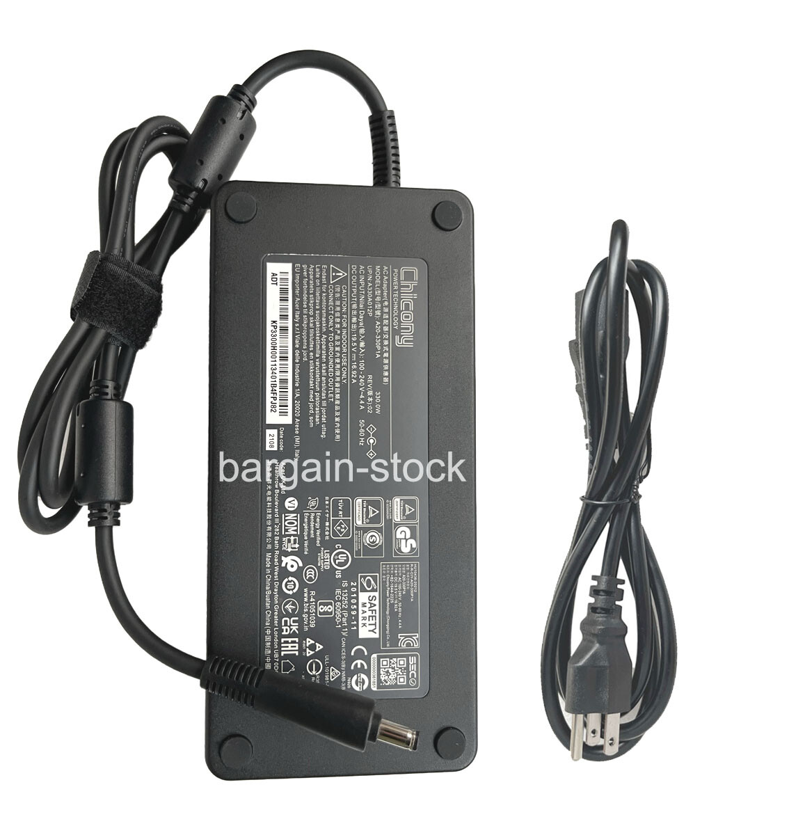 Chicony 330W AC Adapter Charger For Acer Predator Helios 16 PH16-71-71AV 16.9A