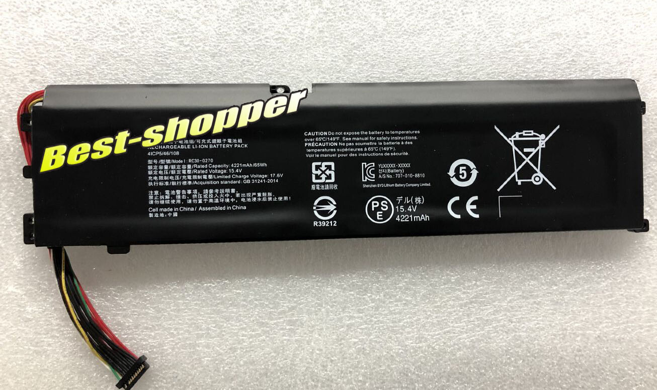 USA New Genuine RC30-0270 Battery For Razer Blade 15 Base 2018 RZ09-03009E21