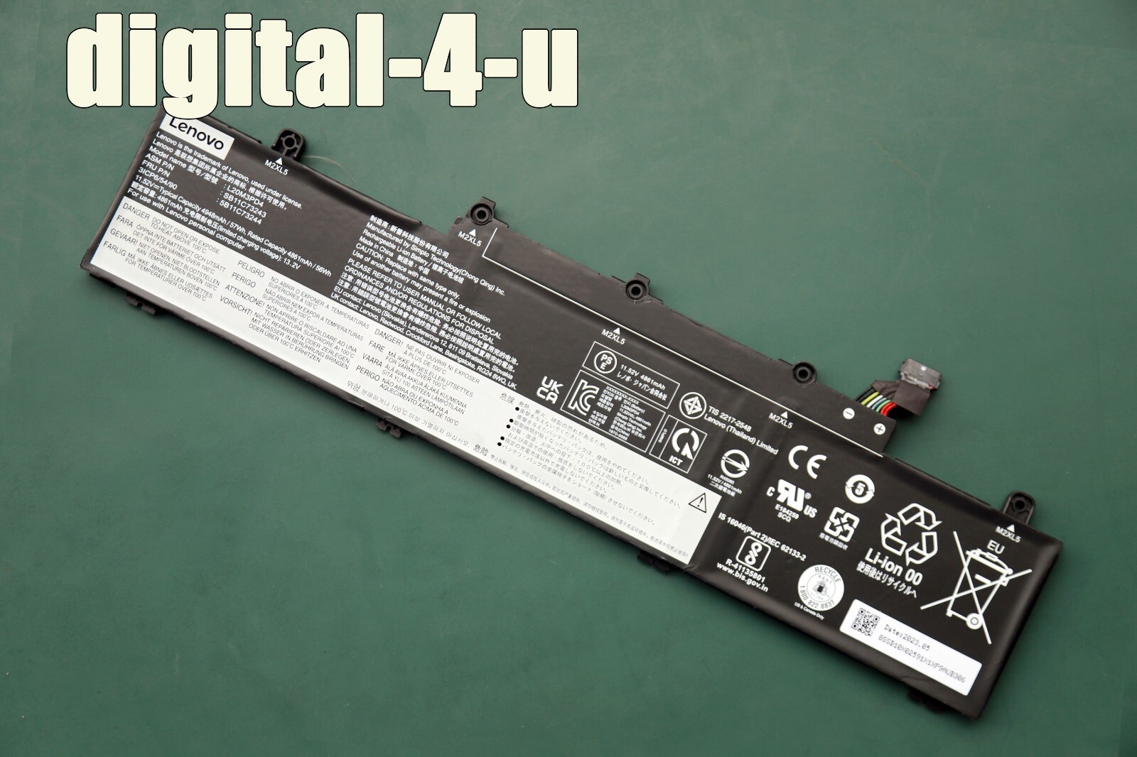New Genuine L20M3PD4 L20D3PD4 L20C3PD4 Battery for Lenovo ThinkPad E14 E15 Gen 3