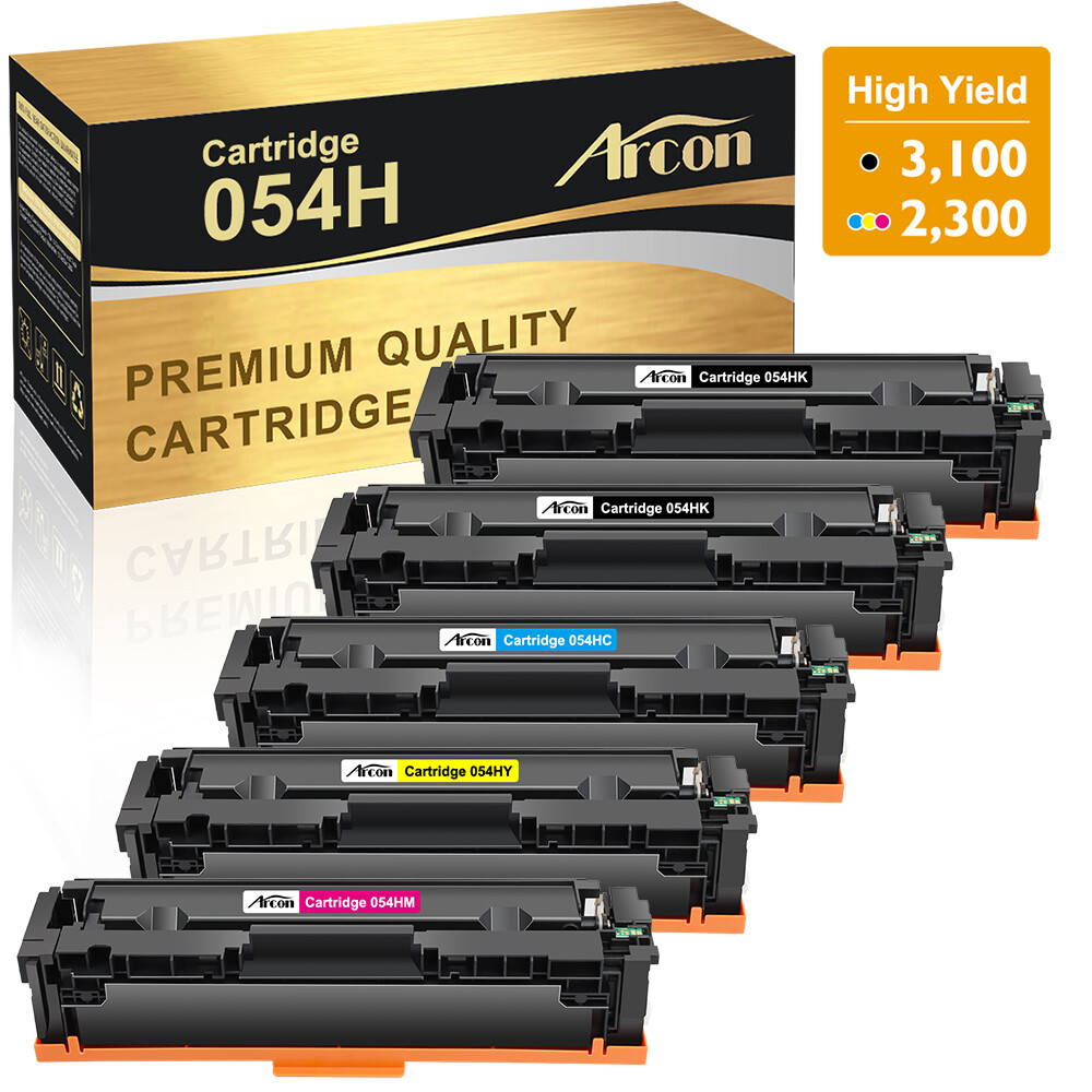 5x CRG054H Toner Cartridge for Canon 054 ImageClass MF645CX LBP623CDW MF644CDW