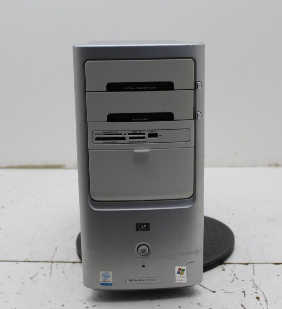 HP Pavilion a1101n Desktop Computer Intel Celeron 512MB Ram No HDD