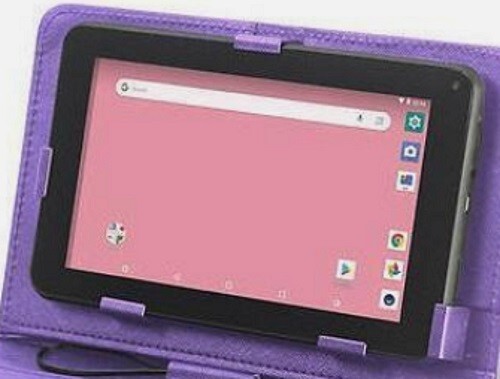 Craig-10.1" Android Bundle Tablet AC/USB adapter W\Purple Headphones & Jack