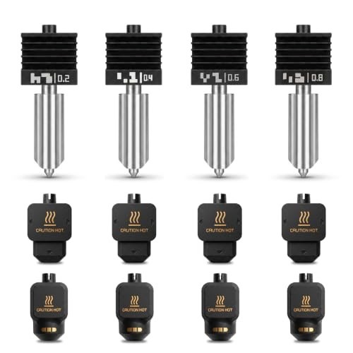 4PCS 0.2/0.4/0.6/0.8mm P2S Hotend for Bambu Lab X2D H2D H2S H2C,...