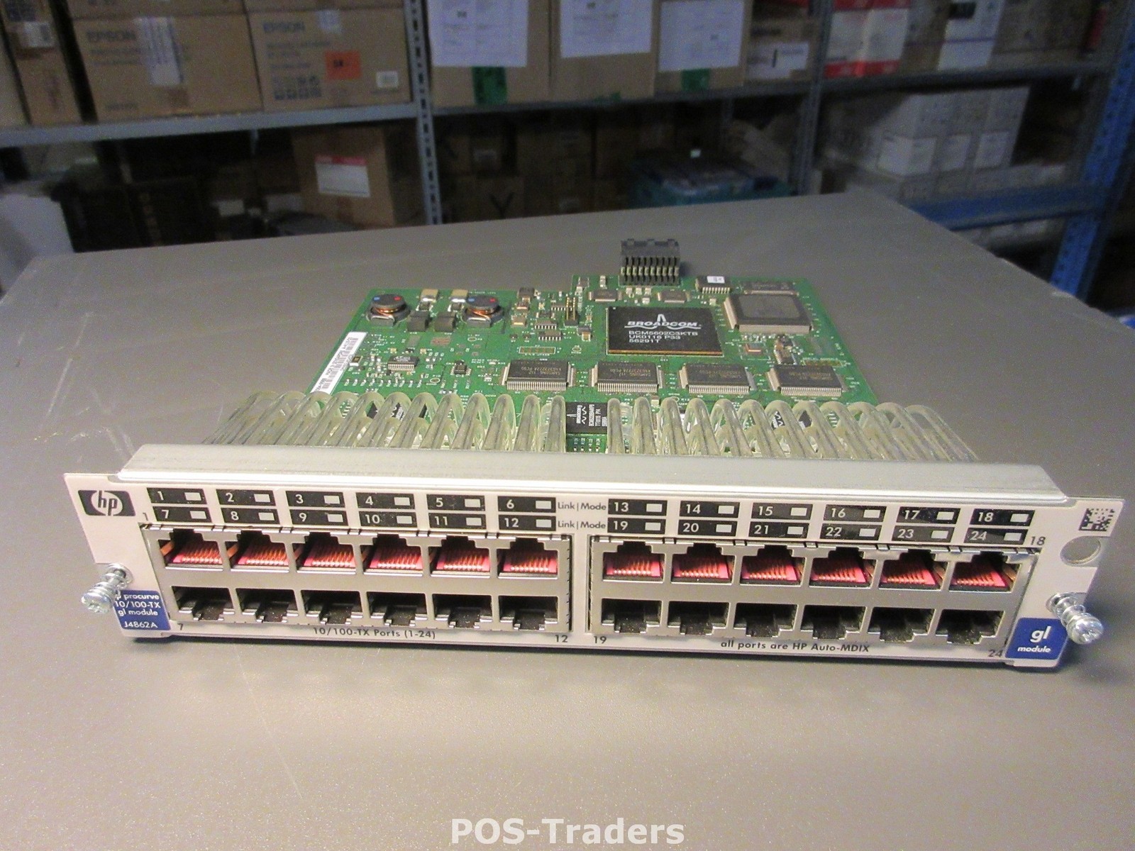 HP J4862A ProCurve GL Switch Module 24 port 10/100 TX FROM HP J4865A 4108GL
