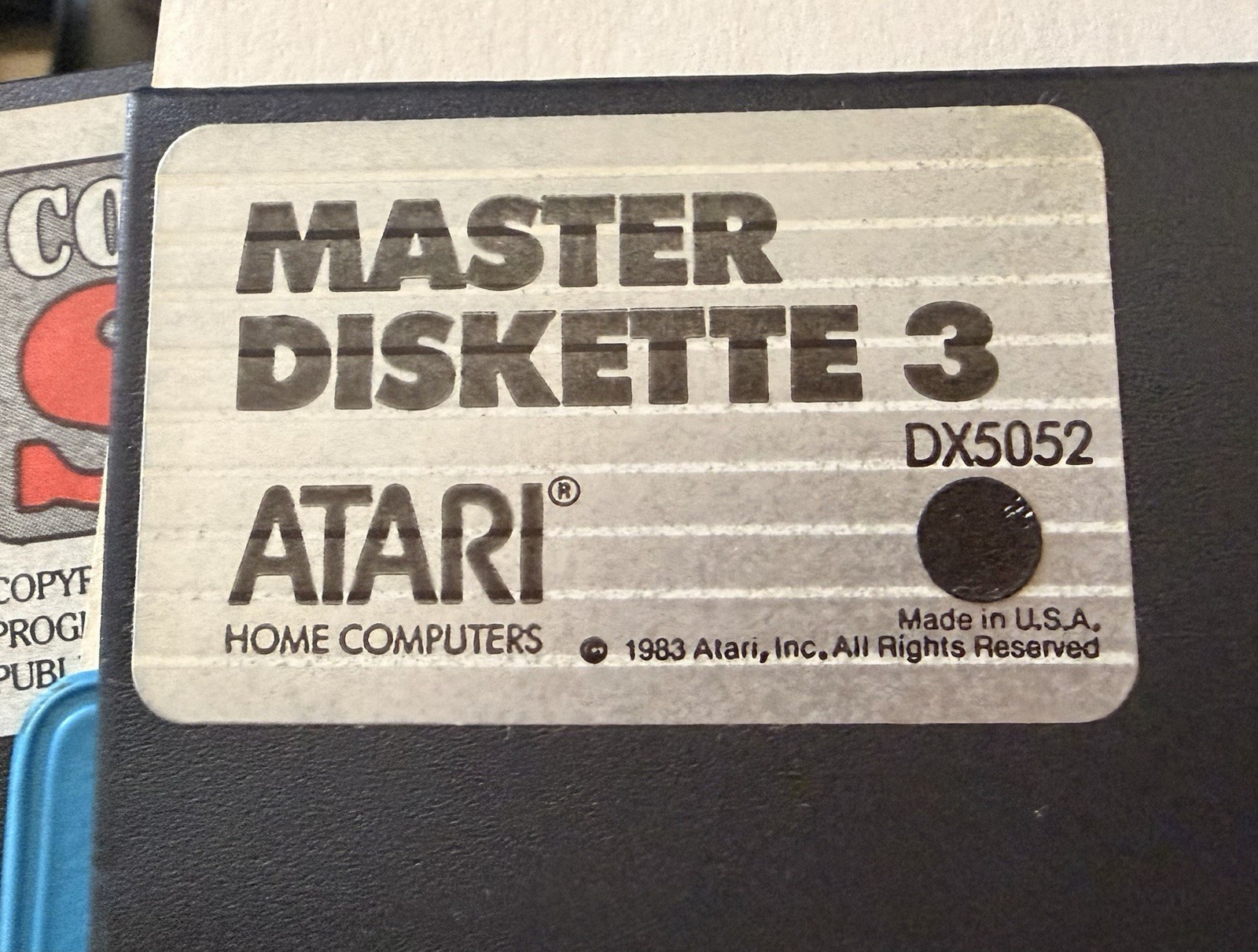 Atari Operating System Diskette  Master Diskette 3