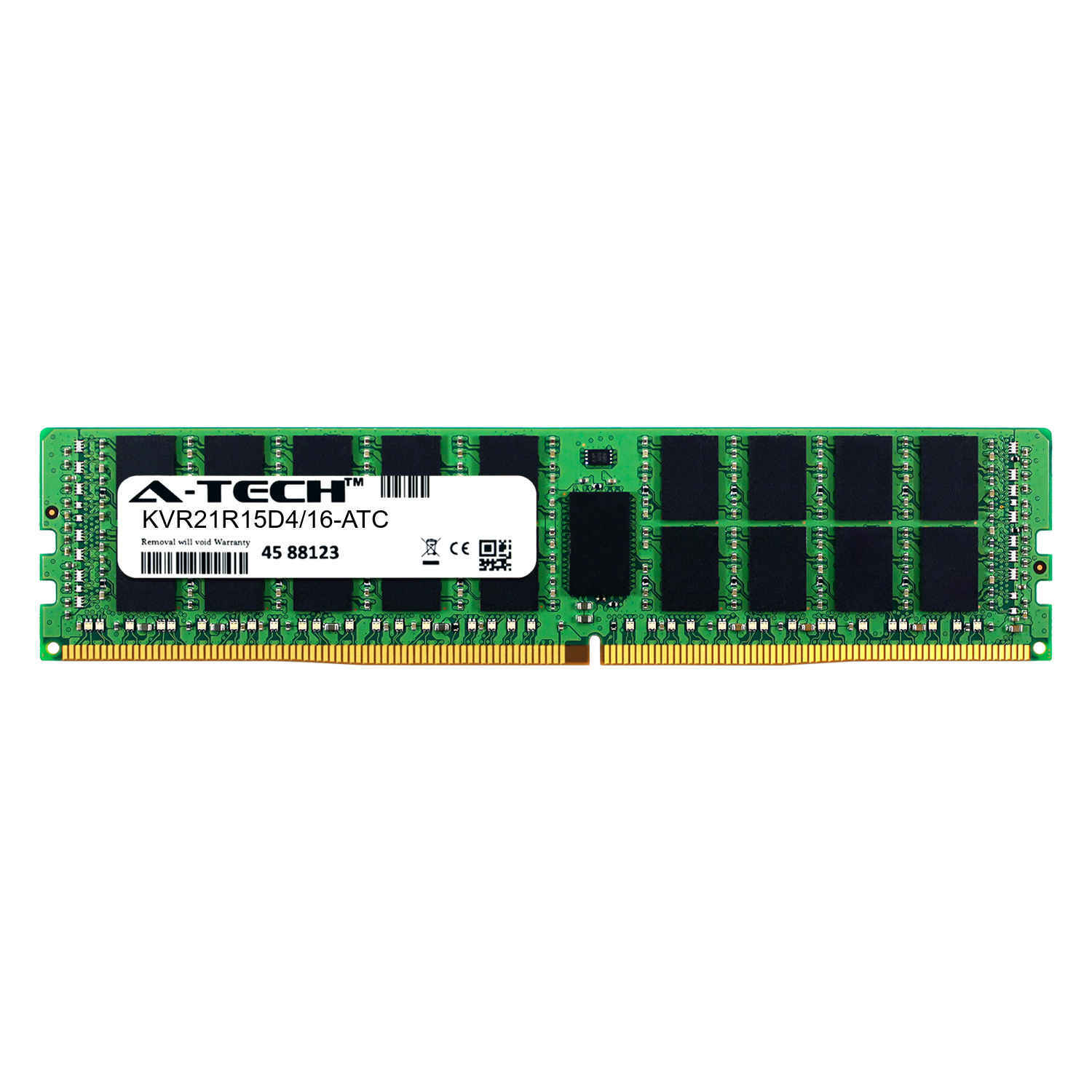 16GB DDR4 PC4-17000R ECC RDIMM Replacement for Kingston KVR21R15D4/16 Memory RAM