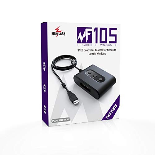 Mayflash SNES Controller Adapter for Switch PC Windows Turbo XInput DInput JAPAN