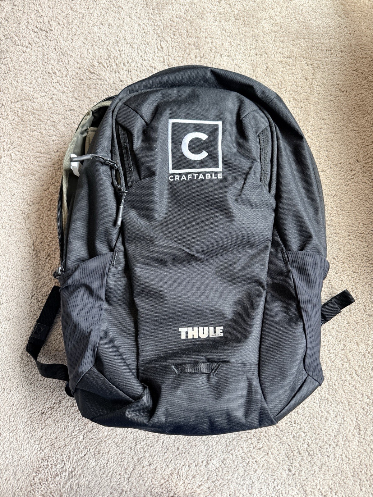 Thule Sweden Lumion 21L Black 16" Computer Backpack custom logo