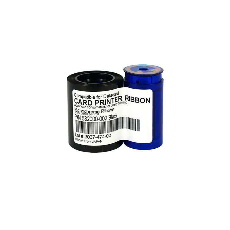 Compatible For Datacard 532000-002 Black ribbon 1500 prints(Replaces 552954-501)