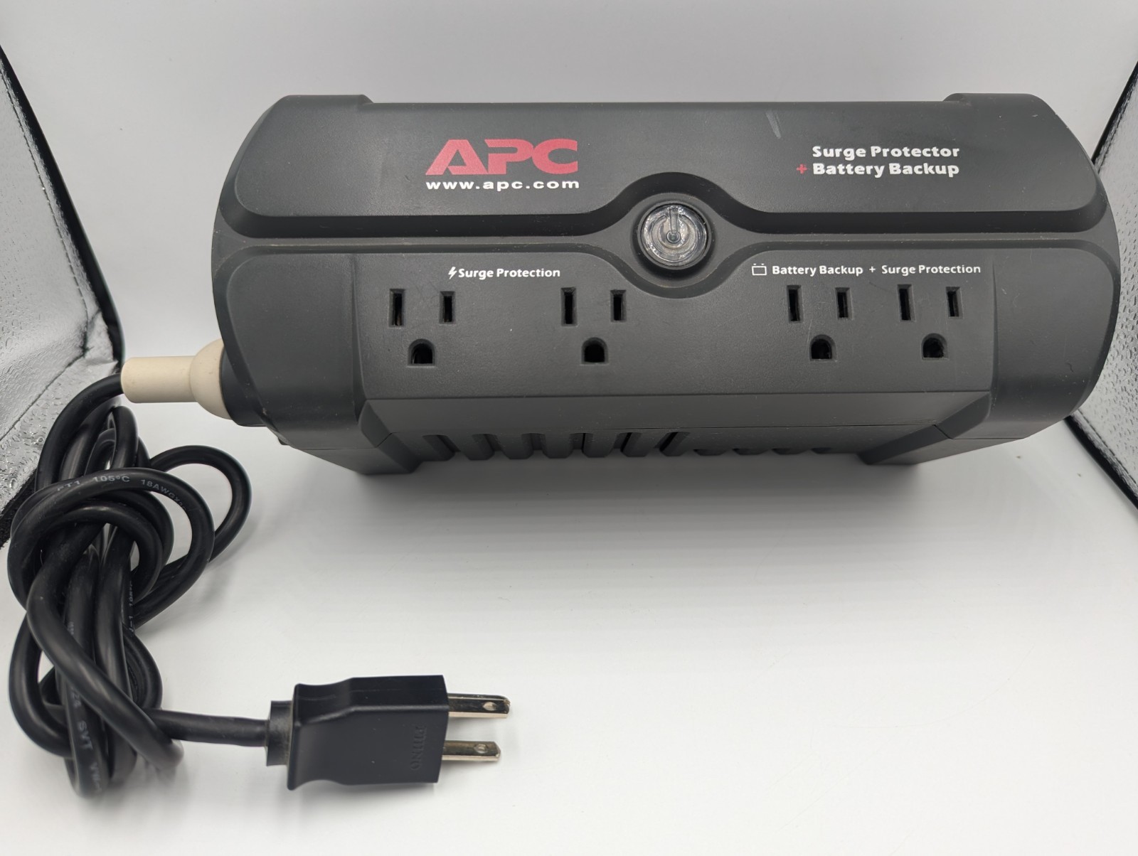 APC BE 325 Back-Up Surge Protection 4 Outlet W/O Battery Tested Works Great