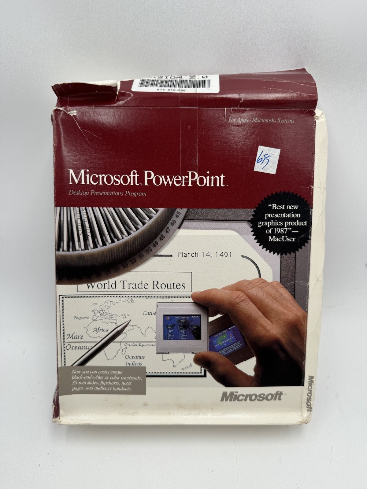 Vintage Microsoft PowerPoint 1987 For Macintosh