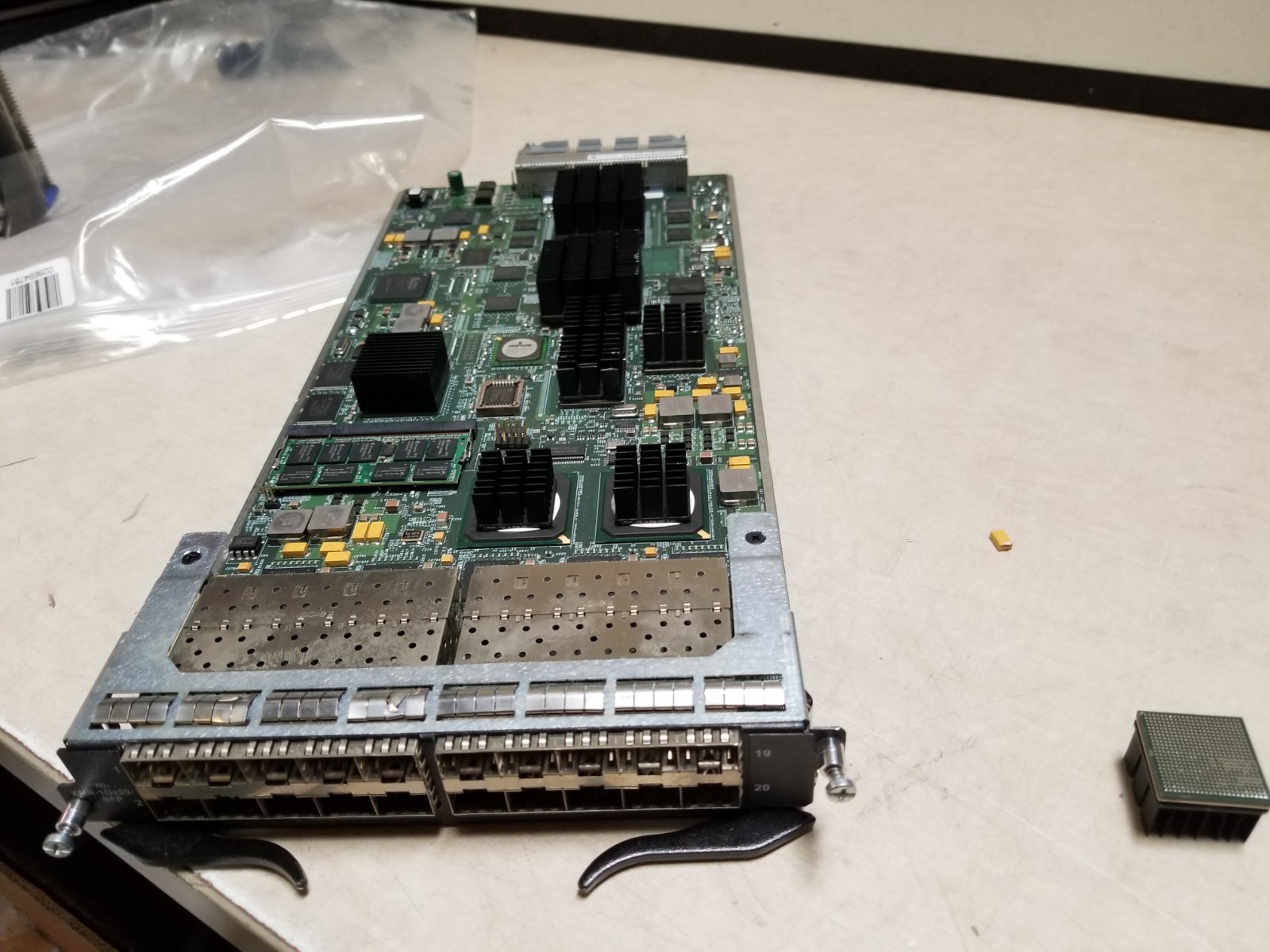 Brocade NI-XMR-1GX20-SFP MLX 20P FEGE IP4-6 MPLS Module AS IS READ AD 
