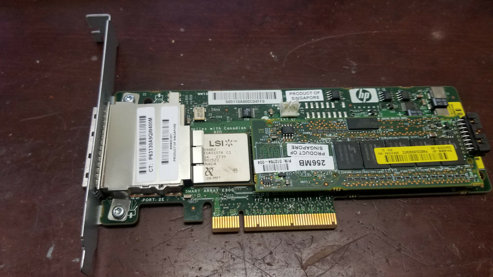 HP Smart Array E500 PCI-E 256MB Cache High Profile Card 444843-001