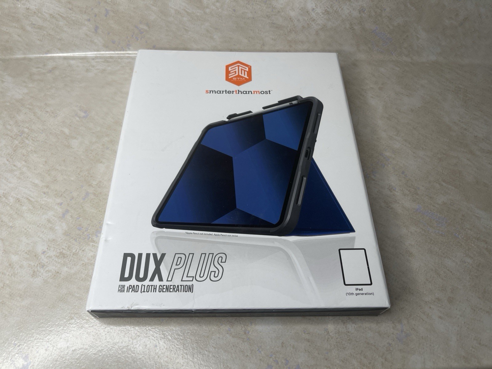 STM Smarter Than Most Dux Plus Case For iPad 10th Generation Rugged Blue