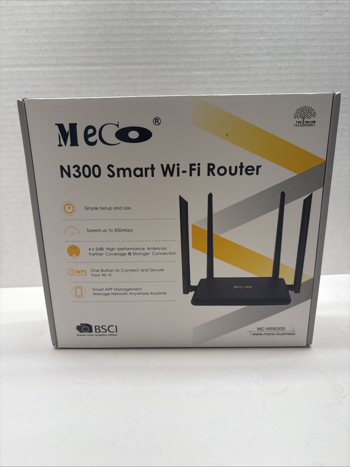 Wavlink 300Mbps Smart Wi-Fi Router WL-WN529R2P  NEW