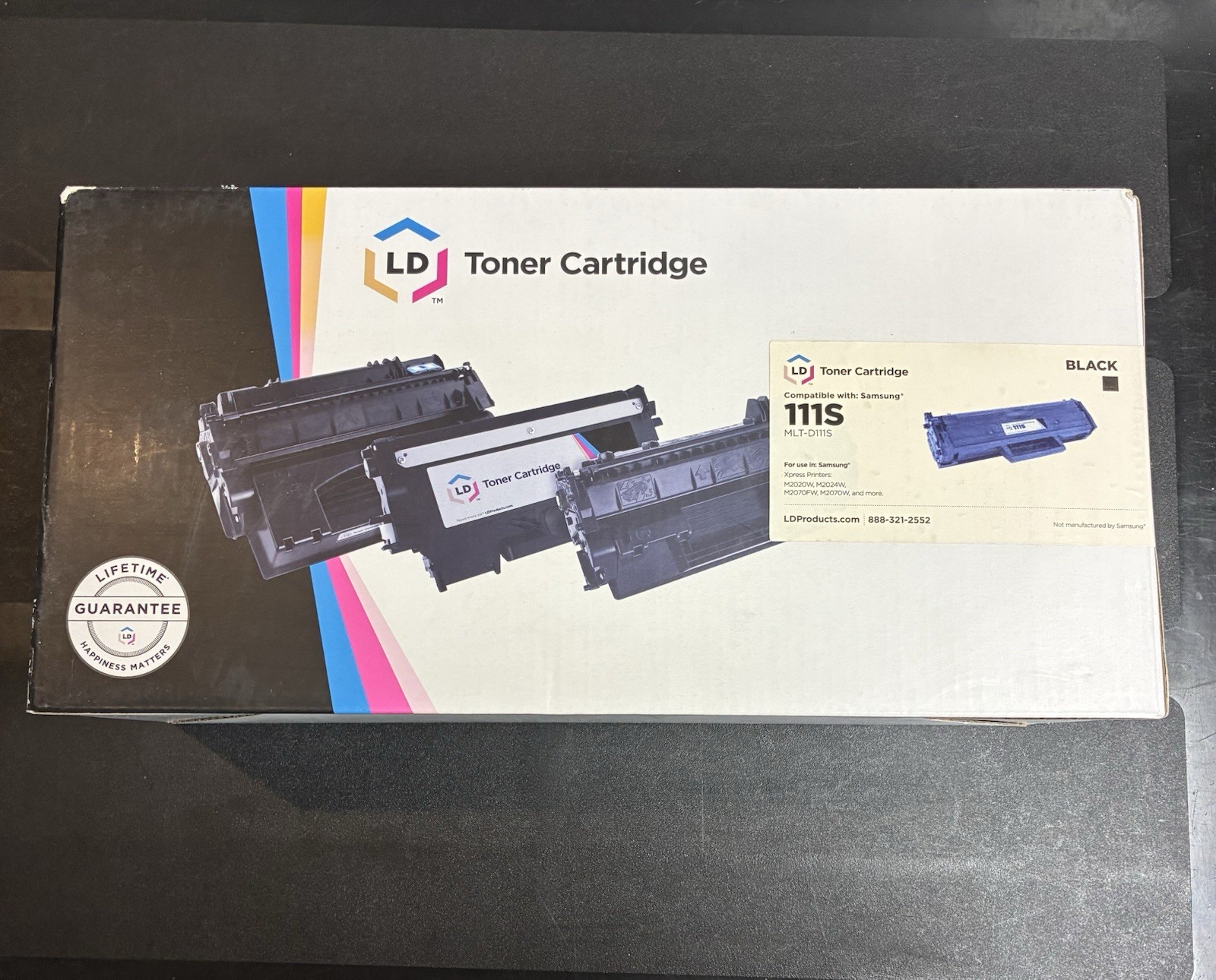 LD Toner Cartridge Fits Samsung MLT-D111S Black Xpress M2020W M2070FW Printers