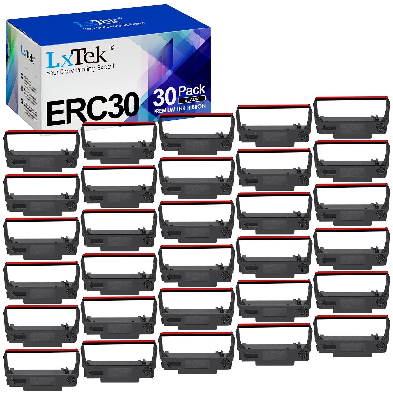 30 Pack ERC30 Ribbon for ERC-30