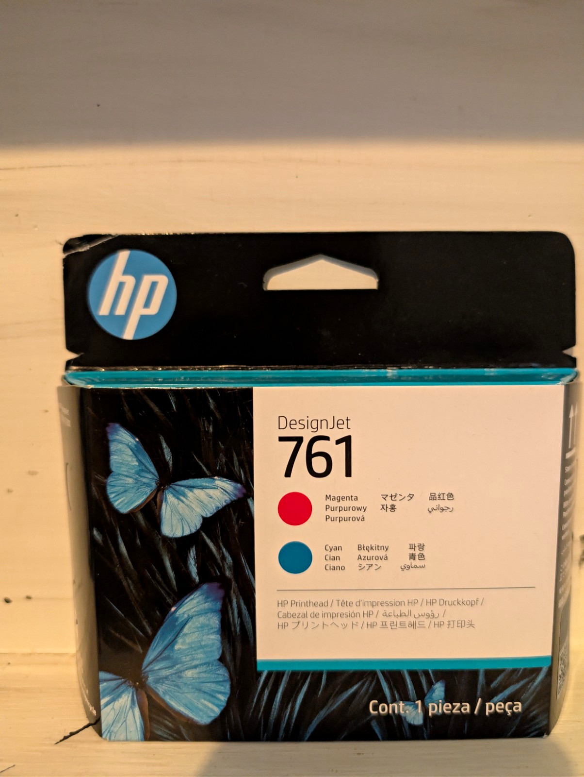 HP DesignJet 761 Genuine/Original Magenta/Cyan Printhead CH646A