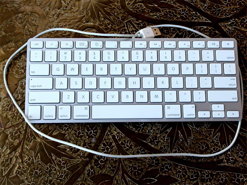 The Smallest and Most Compact USB Wired Apple Mac Keyboard Model A1242 MB869LL/A