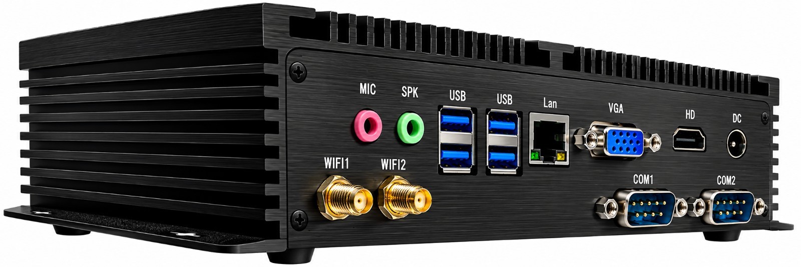 Industrial Mini Computer PC KINGDEL Core i5 Fanless 16GB 250GB