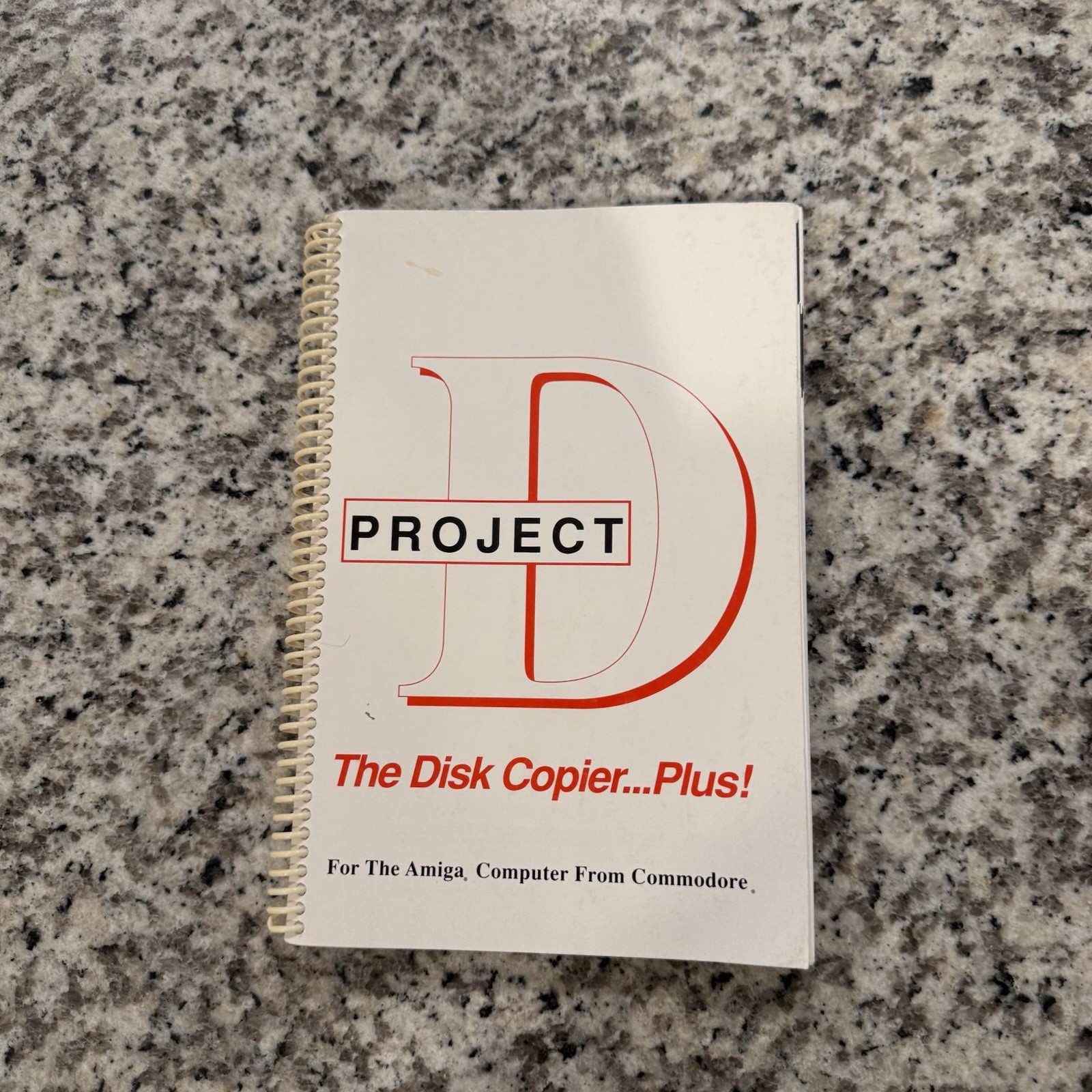 Project D The Disk Copier Plus.. Manual for the Amiga from Commodore
