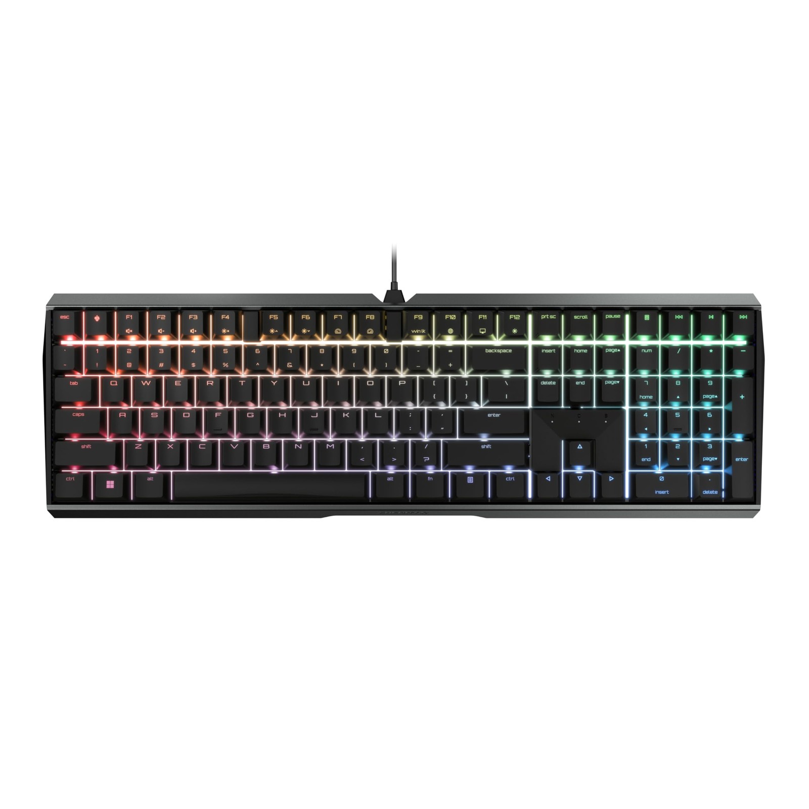 MX 3.0S, Wired Mechanical Gaming Keyboard, Robust Aluminum Housing, RGB-Light...