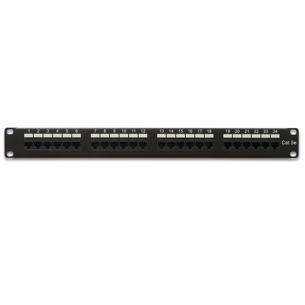 15 Pack of CAT5E 110 Type Patch Panel 24 Port Rackmount
