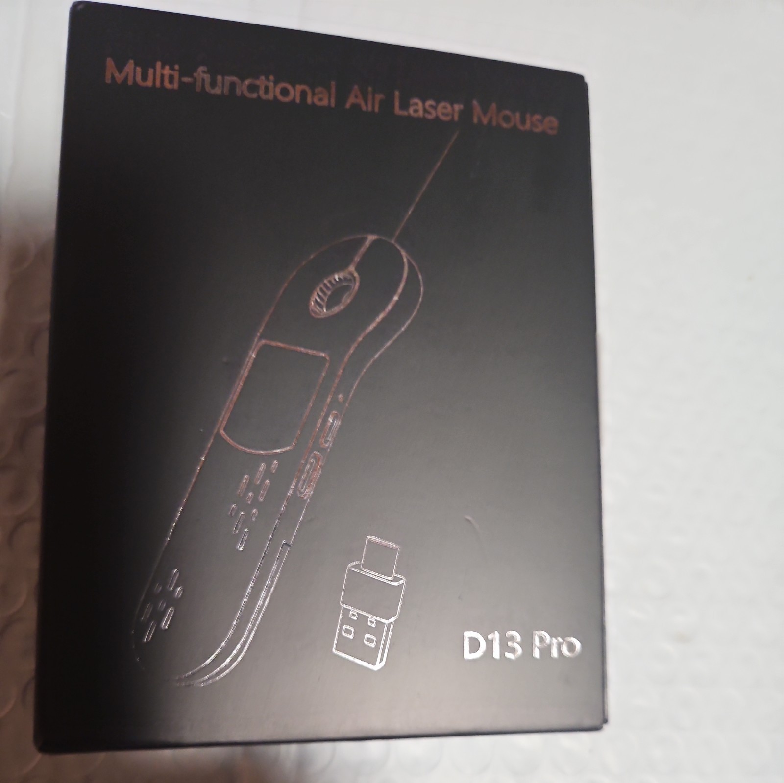 Multi Functional Air Laser Mouse D13 Pro