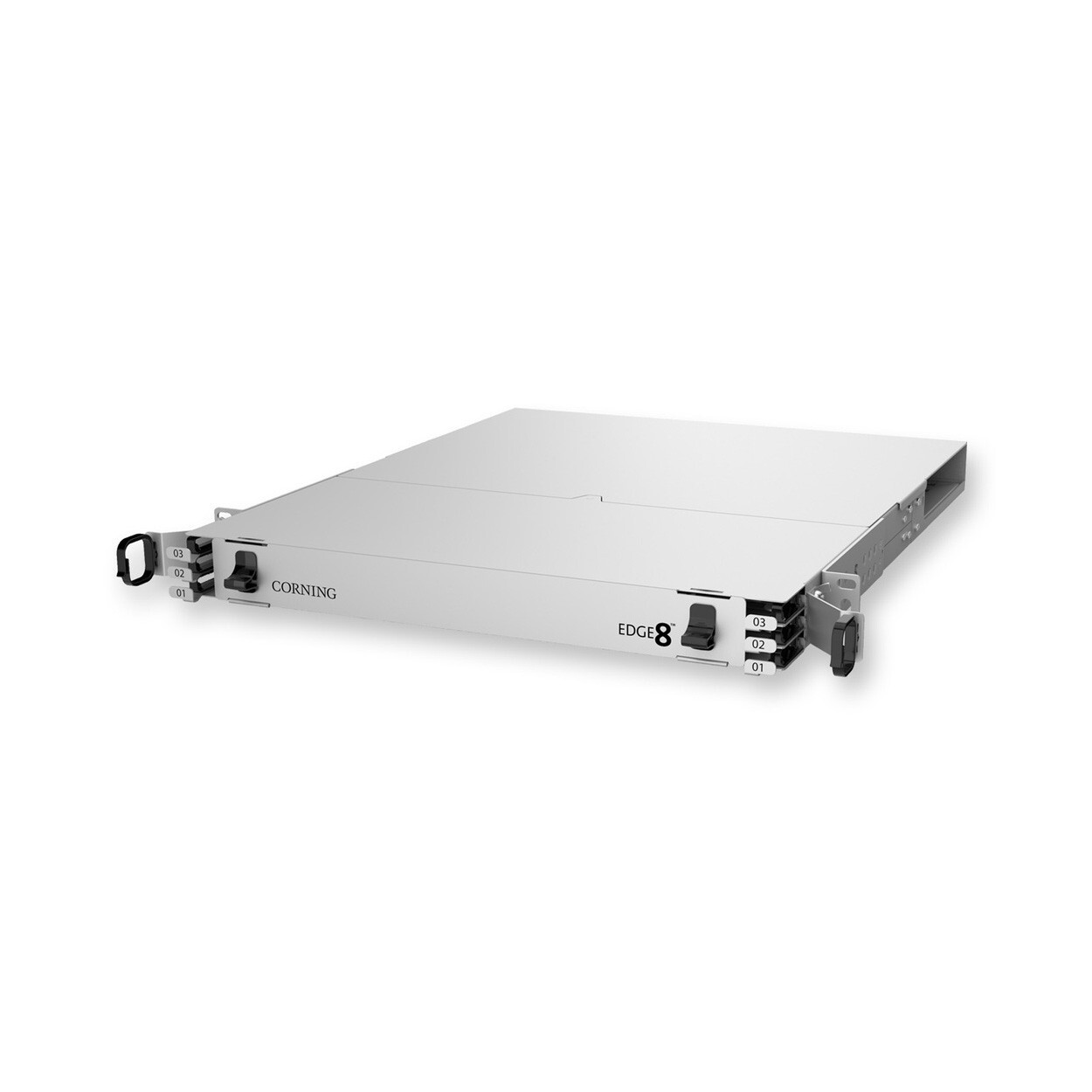 Corning EDGE8-01U-SP Fiber Optic Housing 1U Rack Holds up to 18 Modules or Panel