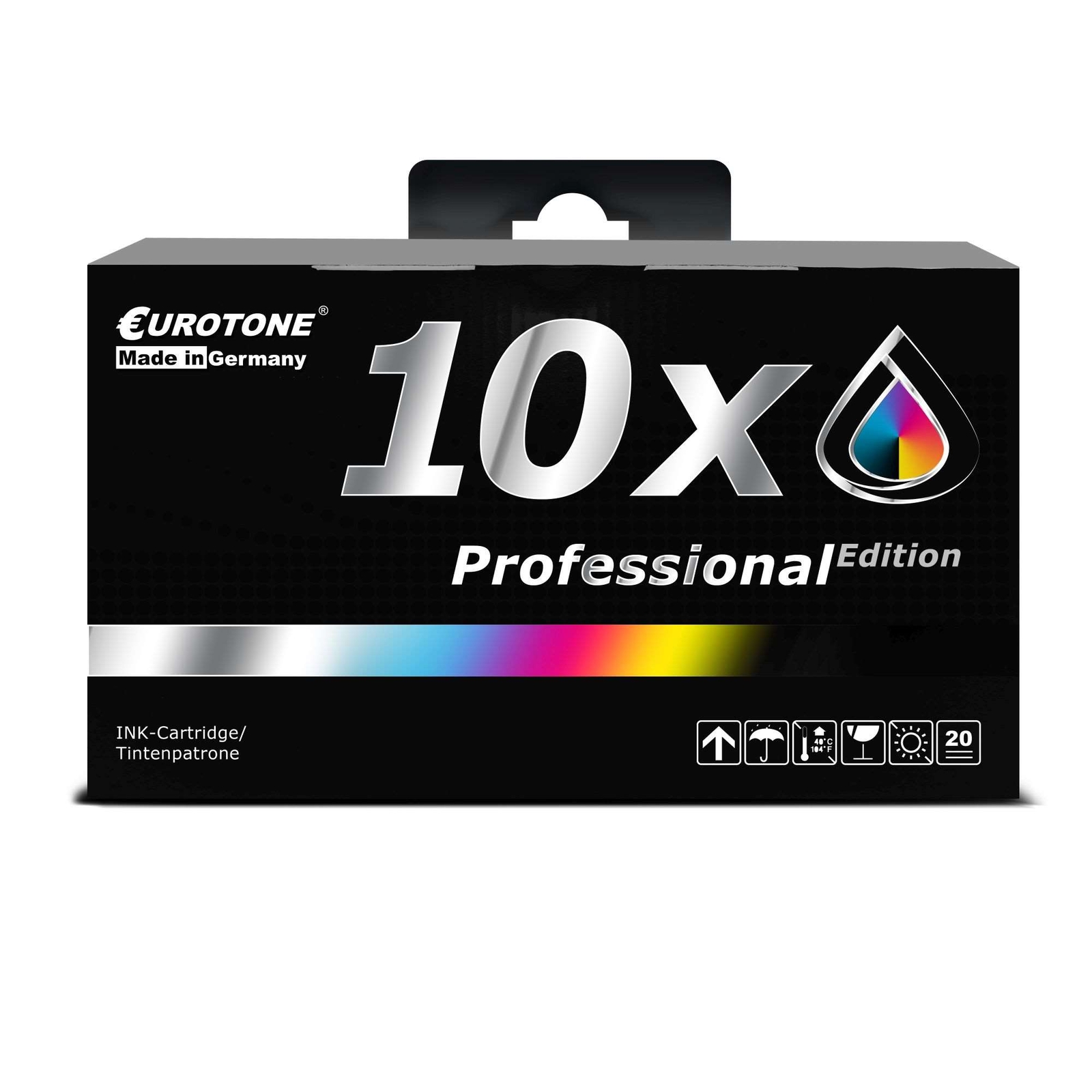 10x Eurotone PRO Cartridge for HP Of?iceJet PRO X-551-dw X-451-dn