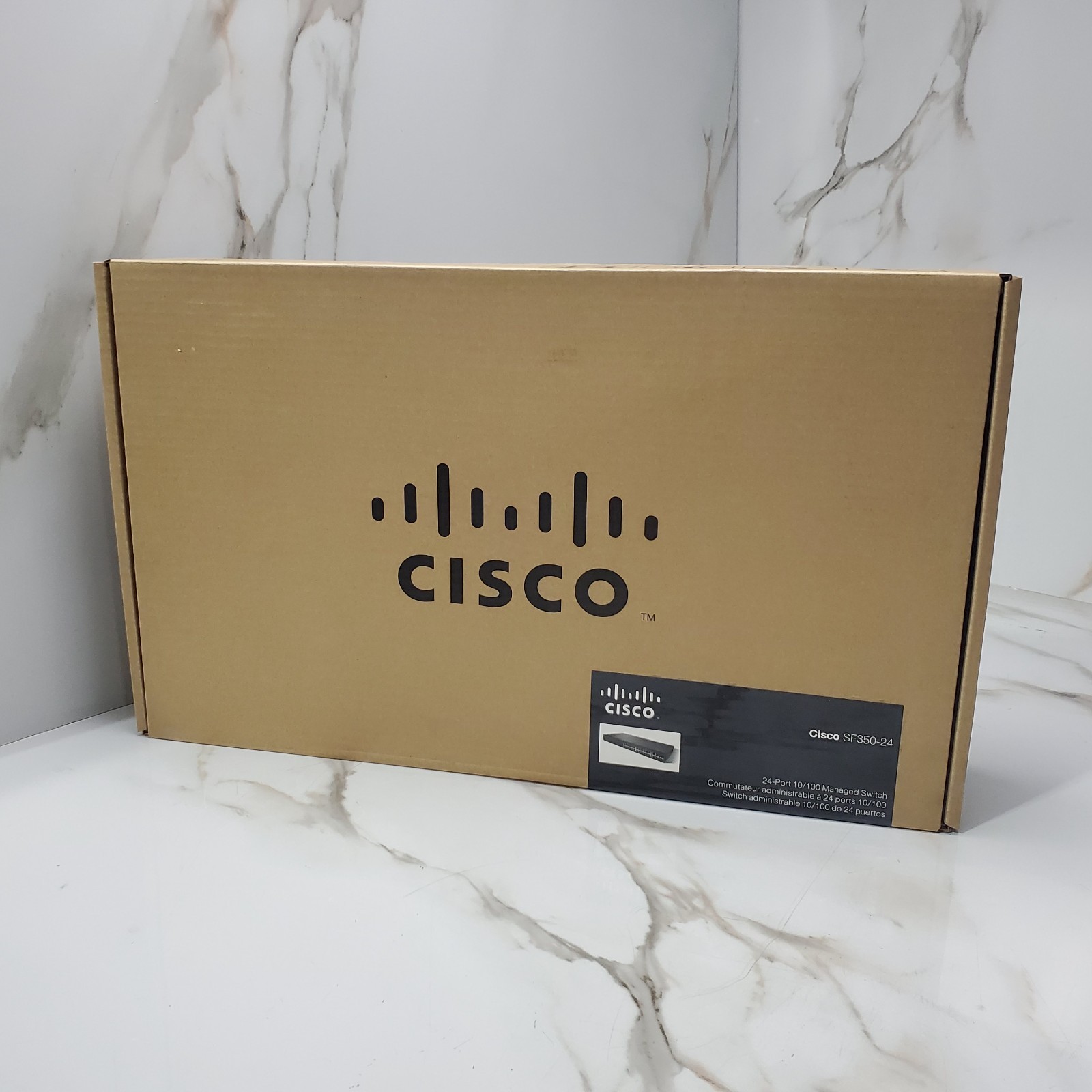 Cisco SF350-24P-K9 24-Port PoE+ Fast Ethernet Managed Switch SFP *SF350-24-K9-NA