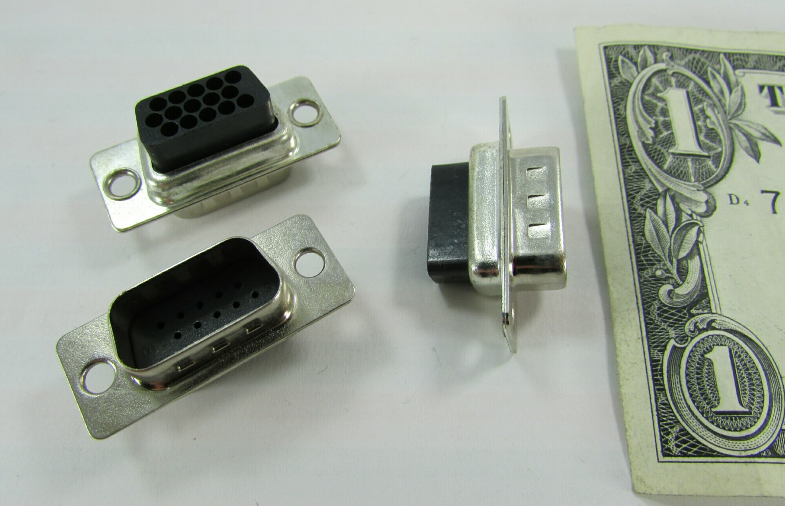 Lot 10 Conn Inc High Density DE-15 D-Sub Connectors Accel AF-0074 CON-2200 DB15M